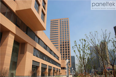 China Painéis materiais amigáveis de construção da terracota de Eco do revestimento da parede exterior fábrica