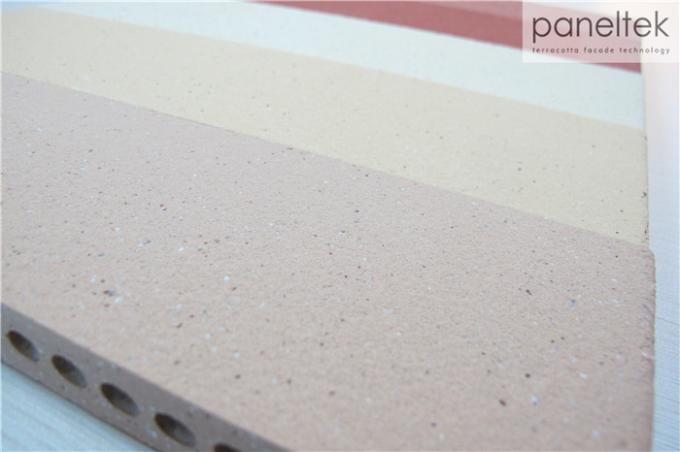 Painéis limpados com jato de areia da fachada da terracota/materiais parede exterior com largura de 306mm