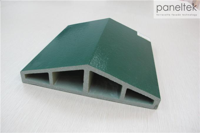 Telhas vitrificadas verdes com Eco - materiais amigáveis da parede da terracota do formulário especial