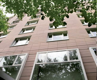 Sistemas ventilados terracota construção e a instalação fáceis do revestimento da fachada